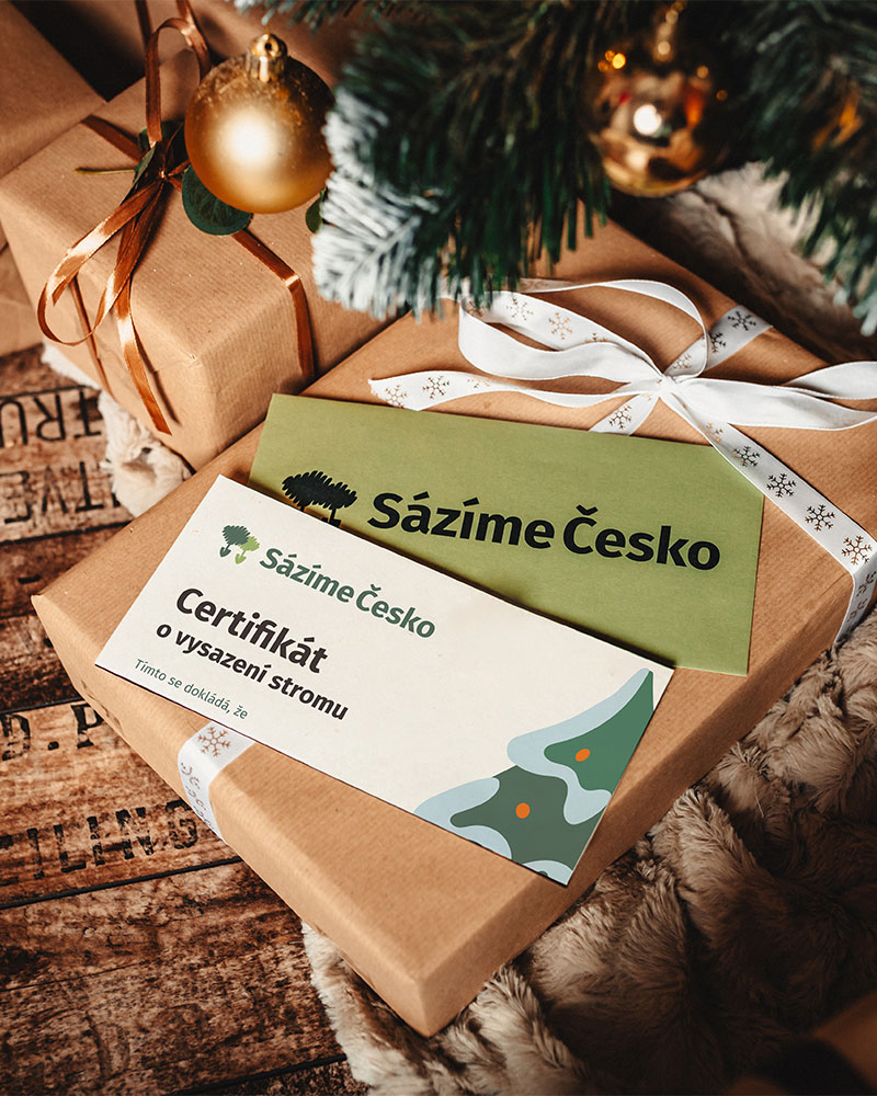certifikát sázíme česko vánoce